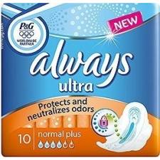 Always Ultra Normal Plus intim betét 10db intim higiénia