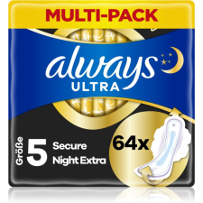 Always Ultra Secure Night Extra egészségügyi betétek 64 db gyógyászati segédeszköz