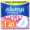 Always Ultra Sensitive Normal Plus Egészségügyi Betét (1-es Méret), 40