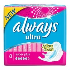 Always Ultra Super Plus betét 8 db intim higiénia