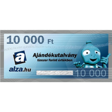 Alza Elektronikus Alza.hu ajándékutalvány termék vásárlására 10 000 Ft értékben ajándéktárgy