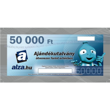 Alza .hu ajándékutalvány termék vásárlására 50 000 Ft értékben ajándéktárgy