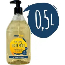 AlzaEco Milk and Honey folyékony szappan, 500 ml tisztító- és takarítószer, higiénia