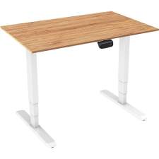 AlzaErgo Table ET1 NewGen fehér + TTE-01 140x80cm bambusz asztallap bútor
