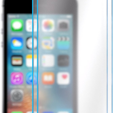 AlzaGuard Case Friendly Glass iPhone 5 / 5S / SE 2.5D üvegfólia - 2db mobiltelefon kellék