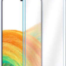 AlzaGuard Case Friendly Glass Samsung Galaxy A33 2.5D üvegfólia - 2db mobiltelefon kellék