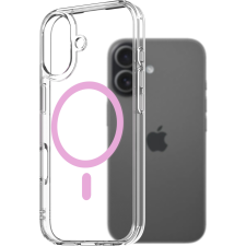 AlzaGuard Crystal Clear TPU Case Compatible with Magsafe iPhone 17 rózsaszín tok tok és táska