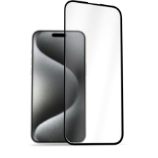 AlzaGuard Elite Resin Glass iPhone 15 Pro Max 3D üvegfólia mobiltelefon kellék