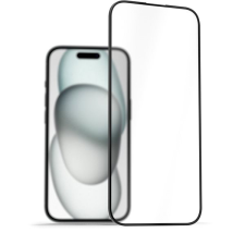 AlzaGuard FullCover iPhone 15 2.5D üvegfólia mobiltelefon kellék