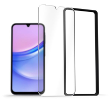 AlzaGuard FullCover üveg EasyFit 2 Pack Samsung Galaxy A15 2.5D üvegfólia mobiltelefon kellék