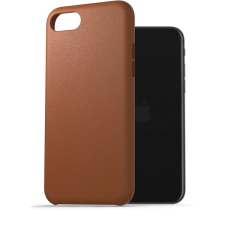 AlzaGuard Genuine iPhone 7 / 8 / SE 2020 / SE 2022 nyeregbarna bőr tok tok és táska