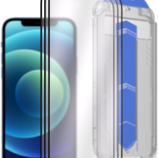AlzaGuard Glass EasyFit DustFre iPhone 12 / 12 Pro 2.5D üvegfólia mobiltelefon kellék