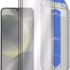 AlzaGuard Glass EasyFit DustFree Samsung Galaxy S24+ 2.5D üvegfólia mobiltelefon kellék