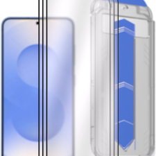 AlzaGuard Glass EasyFit DustFree Samsung Galaxy S25 2.5D üvegfólia mobiltelefon kellék
