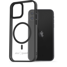 AlzaGuard iPhone 11 Clear TPU Case Compatible with Magsafe fekete tok (AGD-PCMT31B) tok és táska