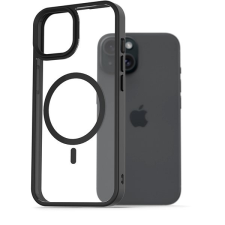 AlzaGuard iPhone 15 Clear TPU Case Compatible with Magsafe tok tok és táska