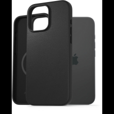 AlzaGuard iPhone 16 Pro Max Magsafe fekete bőr tok (AGD-GLCM12B) tok és táska