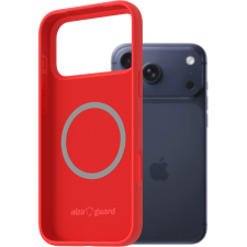 AlzaGuard iPhone 17 Pro Max piros MagSafe szilikon tok (AGD-PCMS479R) tok és táska