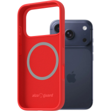 AlzaGuard iPhone 17 Pro piros MagSafe szilikon tok (AGD-PCMS478R) tok és táska