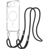 AlzaGuard Luxe Detach Lanyard Case Compatible with MagSafe iPhone 17 fekete tok