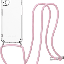 AlzaGuard Luxe Lanyard Case iPhone 13 rózsaszín tok tok és táska