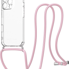 AlzaGuard Luxe Lanyard Case iPhone 16 Pro rózsaszín tok tok és táska