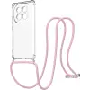 AlzaGuard Luxe Lanyard Case, Xiaomi Redmi Note 15 4G, rózsaszín
