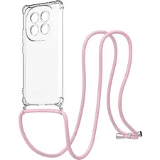 AlzaGuard Luxe Lanyard Case, Xiaomi Redmi Note 15 4G, rózsaszín tok és táska