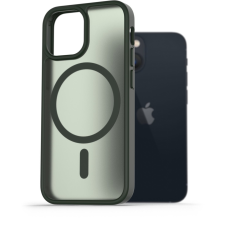 AlzaGuard Matte Case Compatible with Magsafe iPhone 13 mini sötétzöld tok (AGD-PCMM70DE) tok és táska