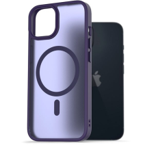 AlzaGuard Matte Case Compatible with Magsafe iPhone 14 sötétlila tok tok és táska