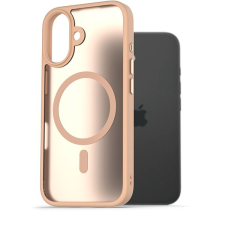 AlzaGuard Matte Case Compatible with Magsafe iPhone 16 homoksárga tok tok és táska