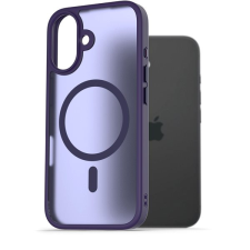 AlzaGuard Matte Case Compatible with Magsafe iPhone 16 Plus sötétlila tok tok és táska