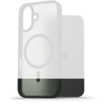 AlzaGuard Matte Case Compatible with Magsafe iPhone 16 Plus sötétzöld tok tok és táska