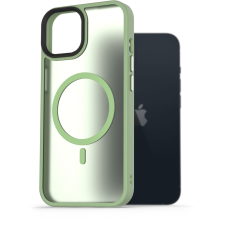 AlzaGuard Matte Case iPhone 13 MagSafe zöld tok (AGD-PCMM38G) tok és táska