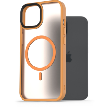 AlzaGuard Matte Case iPhone 15 MagSafe sárga tok (AGD-PCMM6Y) tok és táska