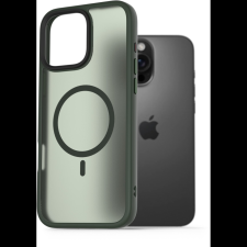 AlzaGuard Matte Case iPhone 16 Pro Max Magsafe zöld tok (AGD-PCMM60G) tok és táska