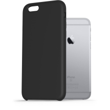 AlzaGuard Premium Liquid Silicone Case iPhone 6 / 6s fekete tok (AGD-PCS0001B) tok és táska