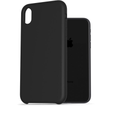 AlzaGuard Premium Liquid Silicone Case iPhone Xr fekete tok tok és táska