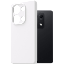 AlzaGuard Premium Xiaomi Redmi Note 14S fehér szilikon tok (AGD-PCS483W) tok és táska
