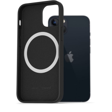 AlzaGuard Silicone Case Compatible with Magsafe iPhone 13 fekete tok tok és táska