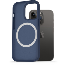 AlzaGuard Silicone Case Compatible with Magsafe iPhone 14 Pro kék tok (AGD-PCMS18L) tok és táska