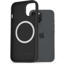 AlzaGuard Silicone Case Compatible with Magsafe iPhone 15 fekete tok (AGD-PCMS19B) tok és táska