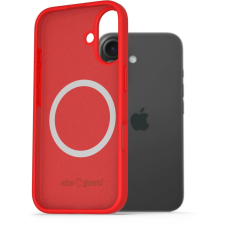 AlzaGuard Silicone Case Compatible with Magsafe iPhone 16e piros tok tok és táska