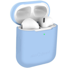 AlzaGuard Skinny Silicone Case Airpods 1. és 2. generáció, kék fülhallgató, fejhallgató tok