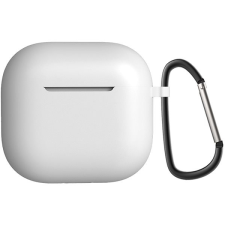 AlzaGuard Skinny Silicone Case Airpods 4 fehér tok fülhallgató, fejhallgató tok