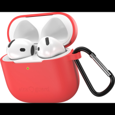 AlzaGuard Skinny Silicone Case Airpods 4 piros tok (AGD-ACSS5R) fülhallgató, fejhallgató tok