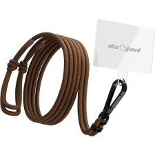 AlzaGuard Universal Phone Lanyard, barna tok és táska