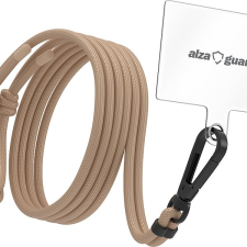 AlzaGuard Universal Phone Lanyard - bézs tok és táska