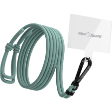 AlzaGuard Universal Phone Lanyard, türkiz tok és táska