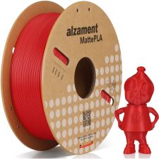 Alzament PLA Matte 1 kg Red (ALZMNTM03) nyomtató kellék